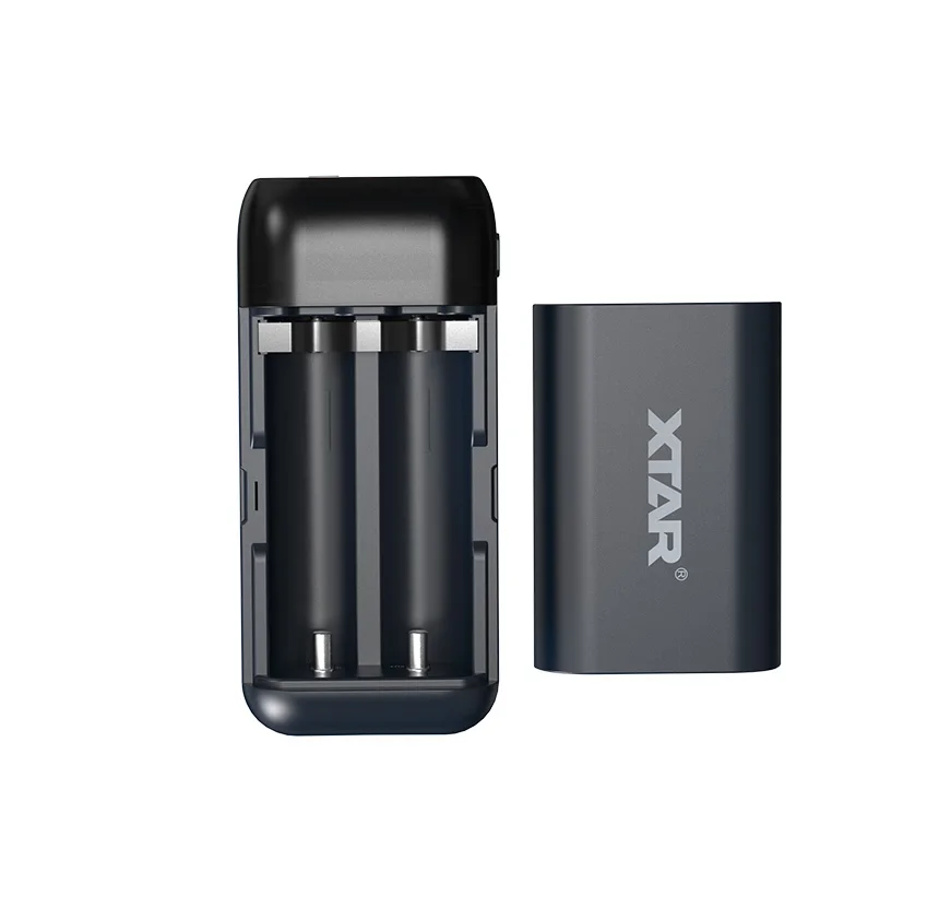 XTAR PB2SL Fast Charging Type C Battery case Diy Capacity 21700 18650 Power Bank Without Battery