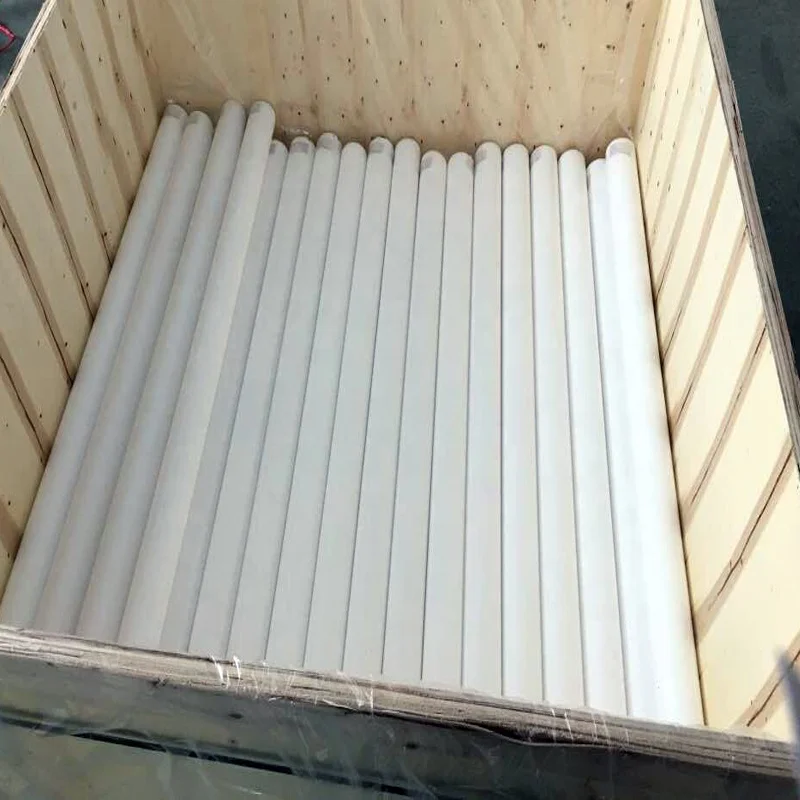 High Temperature Resistance  100% Virgin Best White Plastic Chemical Resistant Extrude Rods PTFE Rod