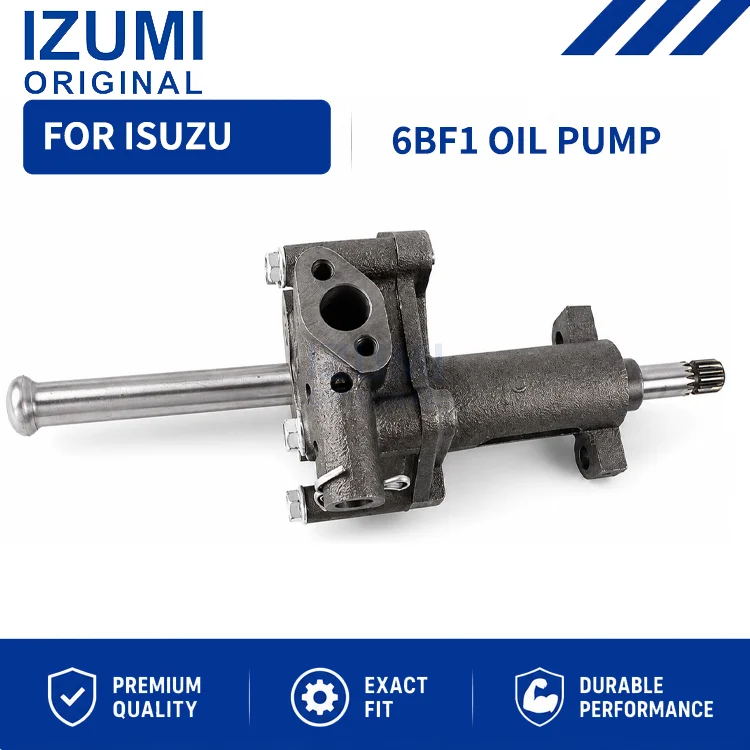 IZUMI ORIGINAL 6BF1 1-13100-204-0 Oil Pump diesel engine parts for Isuzu Trucks Buses Excavators Cranes