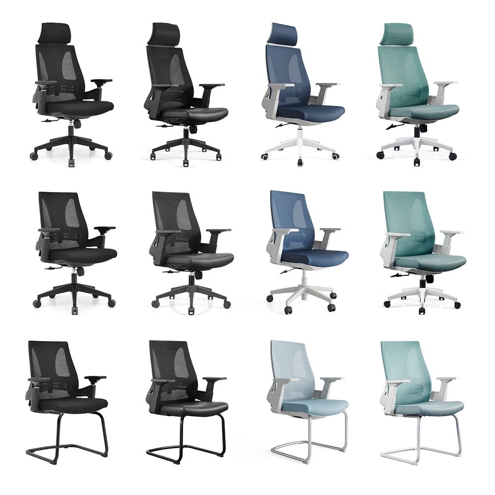 Simple High Back Staff Mesh Office Chair High Quality Swivel Chairs for Office Home Meeting Room Chair Sillas De Oficina
