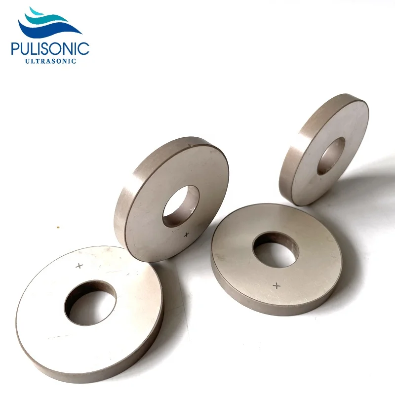 Custom Ultrasonic Transducer Piezo Ceramic Ring Pzt 5A Humidifier Disc Plate 40Khz Element Alumina Ceramic Material