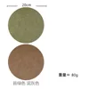 Moss green and mud gray placemat 20cm