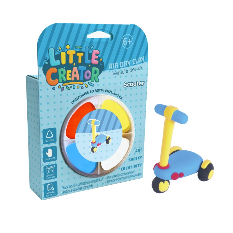 卸売大量仕入れ用4色プラスチリン造形粘土 - 子供向けDIYクラフト用のカスタマイズ可能な空気乾燥式粘土