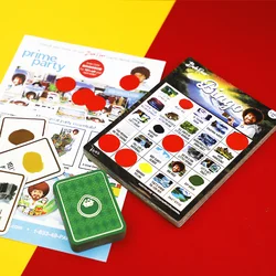 Лидер продаж на Amazon, карточки для бинго с индивидуальной печатью и аксессуары для игр в бинго для взрослых и детей