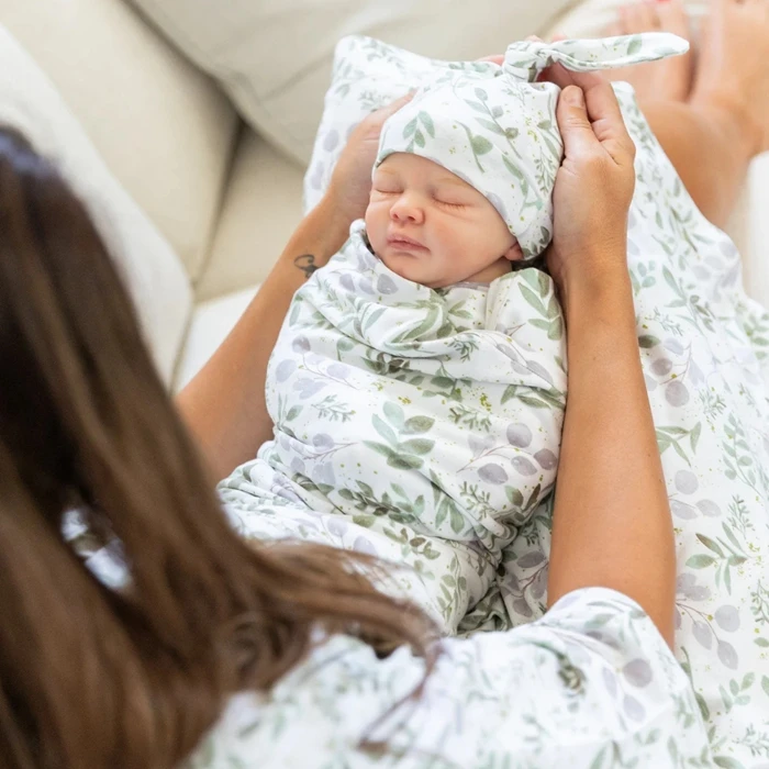 New Sale Matching Baby Swaddle Blanket Maternity Robe For Photo Shoot