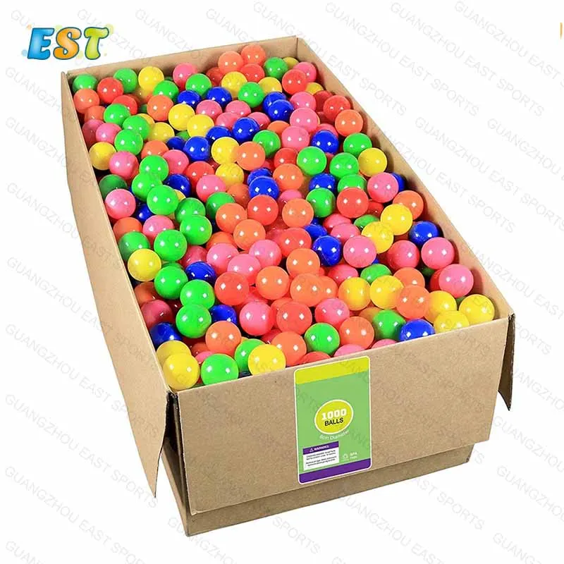 Цветные экологически чистые пластиковые шары детские игровые дешевые для океанских