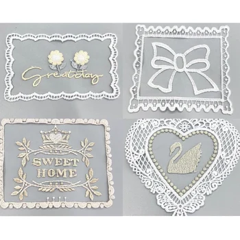 Customized high-quality embroidery design lace decorative applique