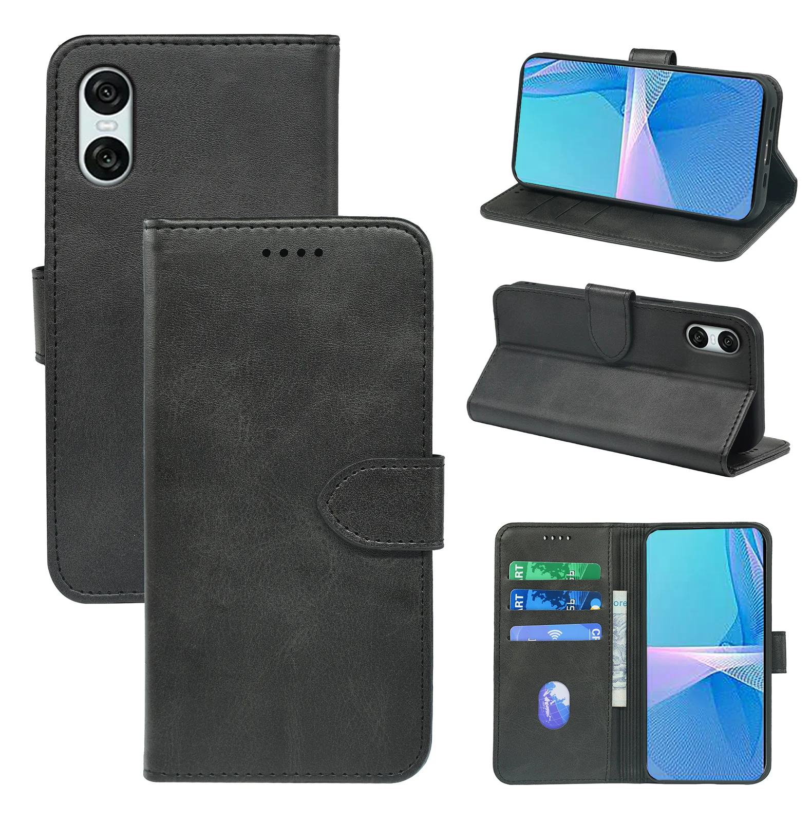 Wholesale Leather Case for Sony Xperia ACE III 10IV 5III 10III L4