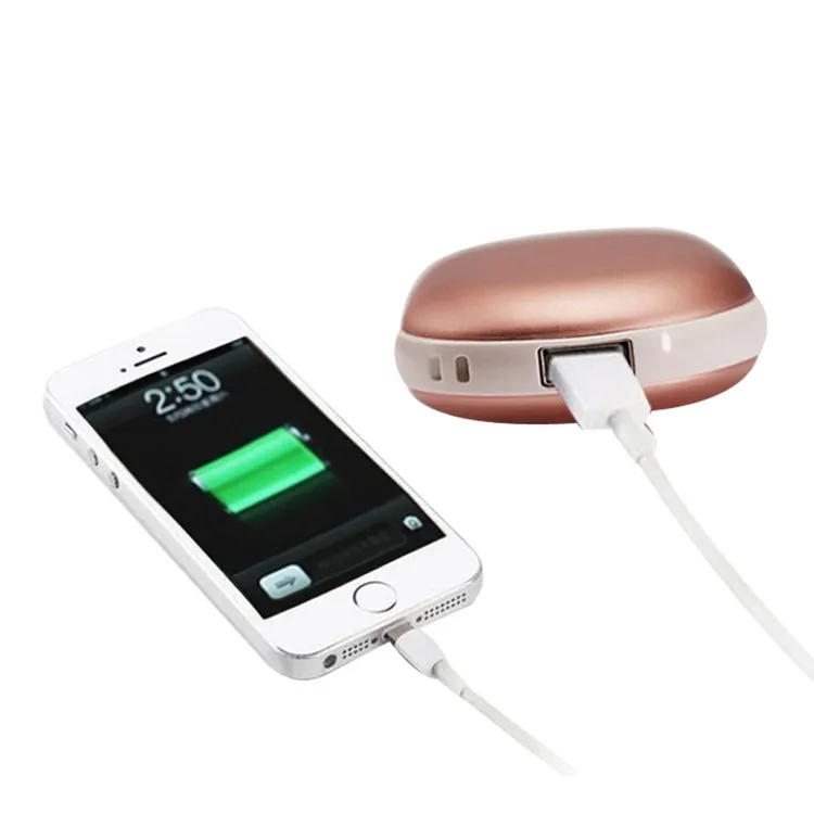 5200mah Hand Warmer Power Bank Rechargeable Emergency Mobile Powerbank