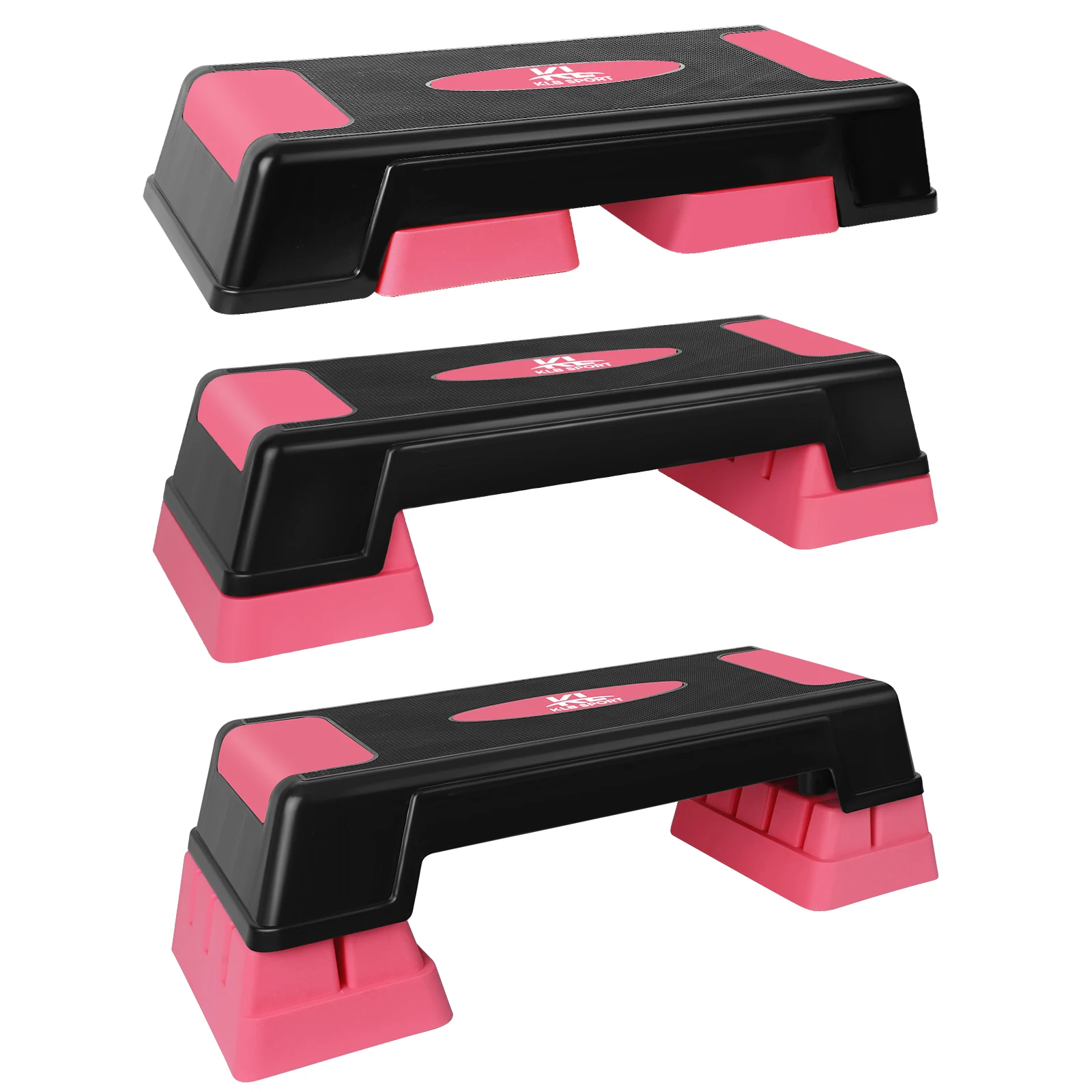 IUNNDS Wholesale Non Slip Surface Adjustable Aerobic Step Custom Logo Exercise Equipment Step Platform