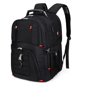 Extra Large 50L Fits 17 Inch Computer Travel College Laptop Backpack Business Bags with USB Charging Port for Men Women
