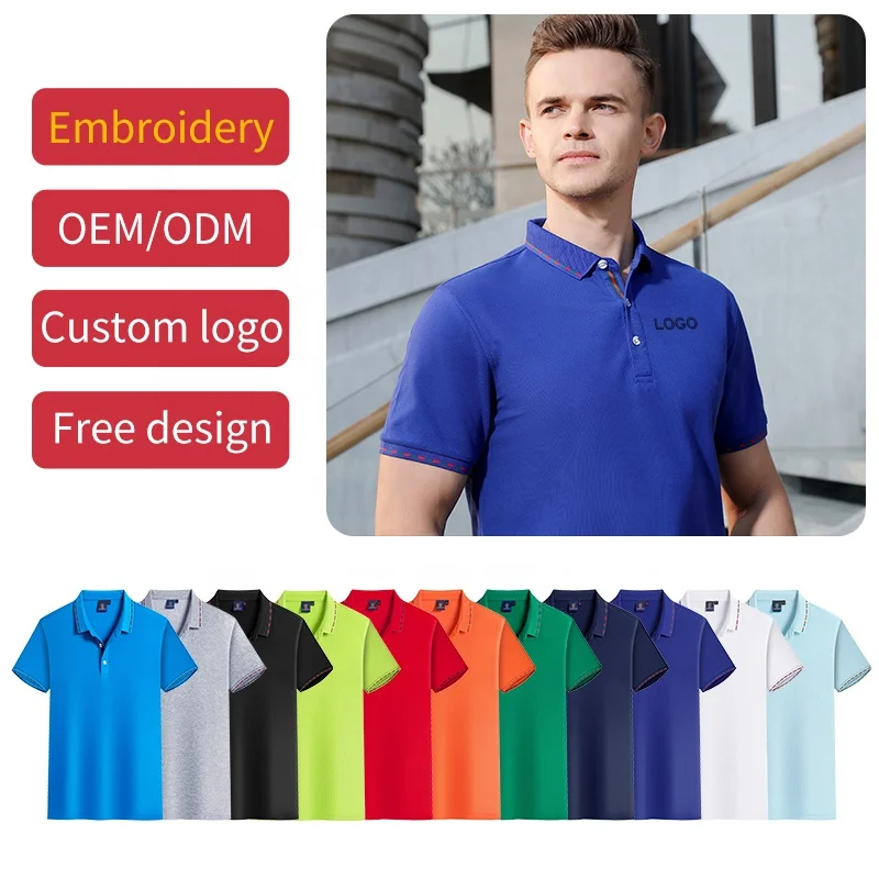 custom 80 cotton 20 Polyester women s polo shirts embroidery logo quick dry men polo t shirts wholesale polo shirts for men