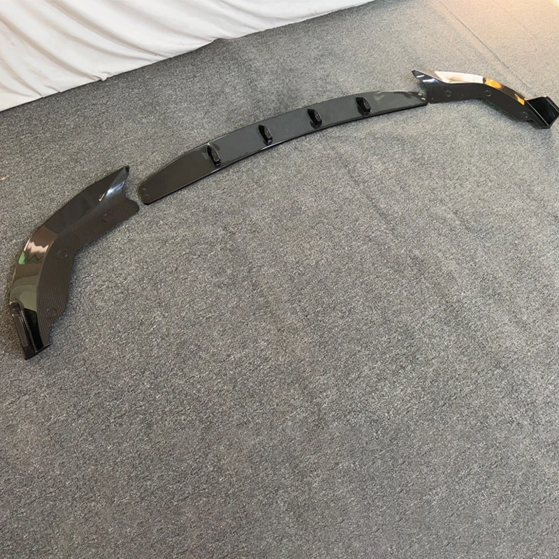 product tiypeor carbon fiber front spoiler bumper lip diffuser 3k twill front lip competitive style for bmw 3 series g20 2017 2021-8