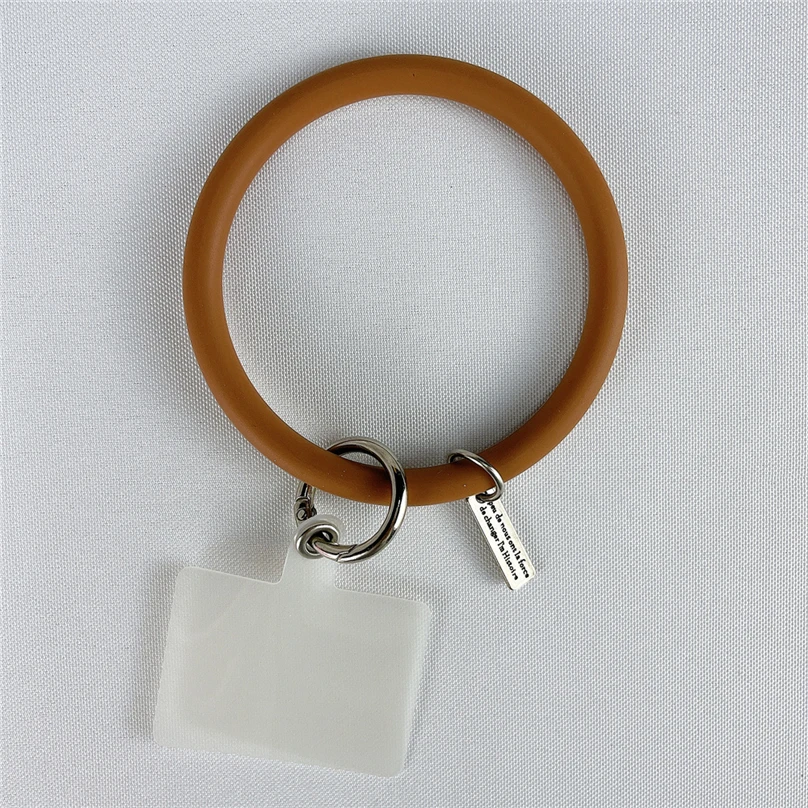 Universal Hanging Ring For Mobile Phone Soft Silicone Lanyard Strap Anti-Lost Bracelet for iPhone Xiaomi Samsung Keychain