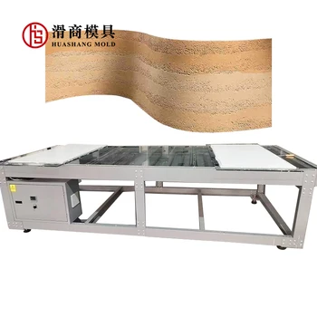 Semi Automatic Manual Soft stone artificial stone porcelain flexible tile Production Machine Line