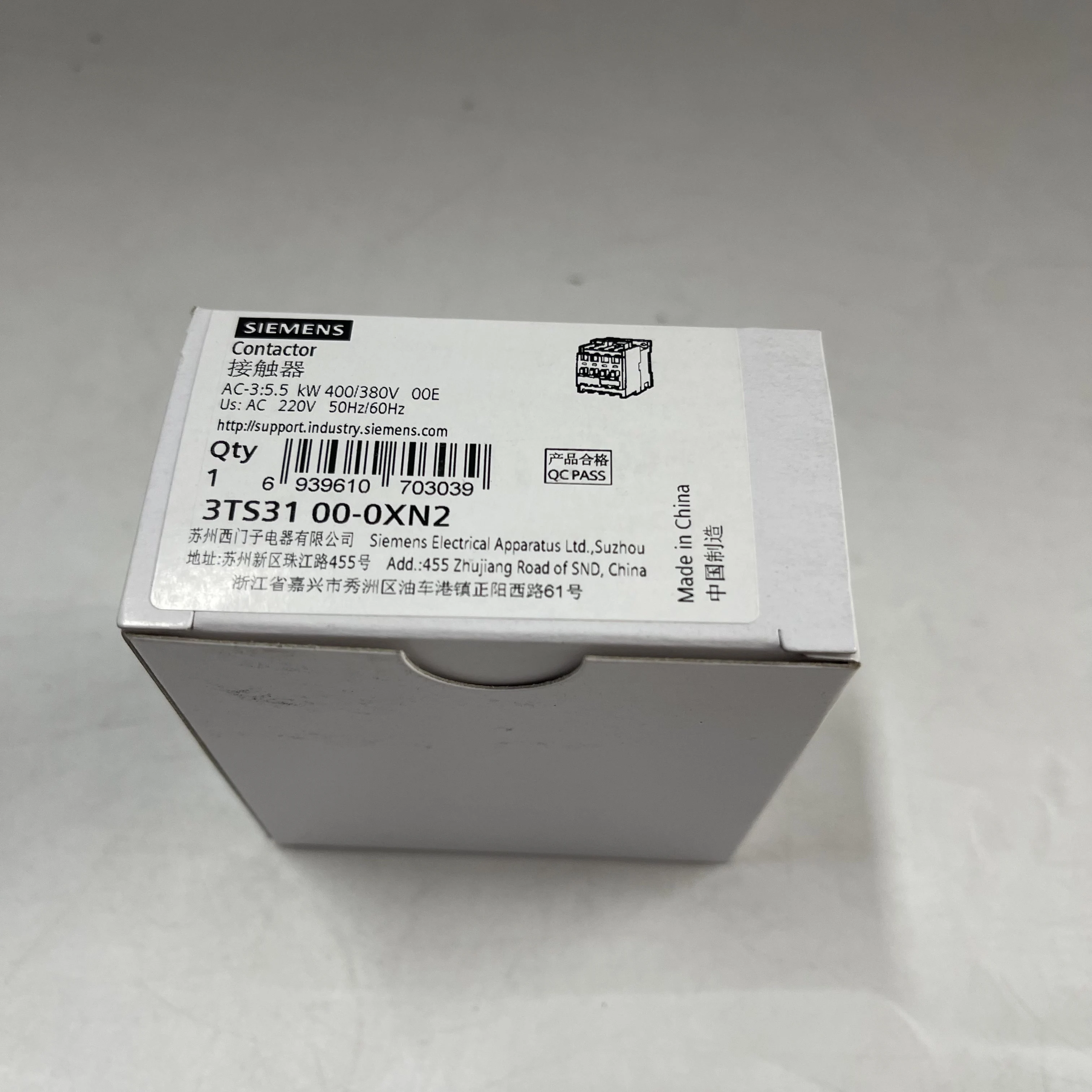 Siemens Contactor 3TS3100-0XN2 Siemens Contactor 3TS3100-0XN2