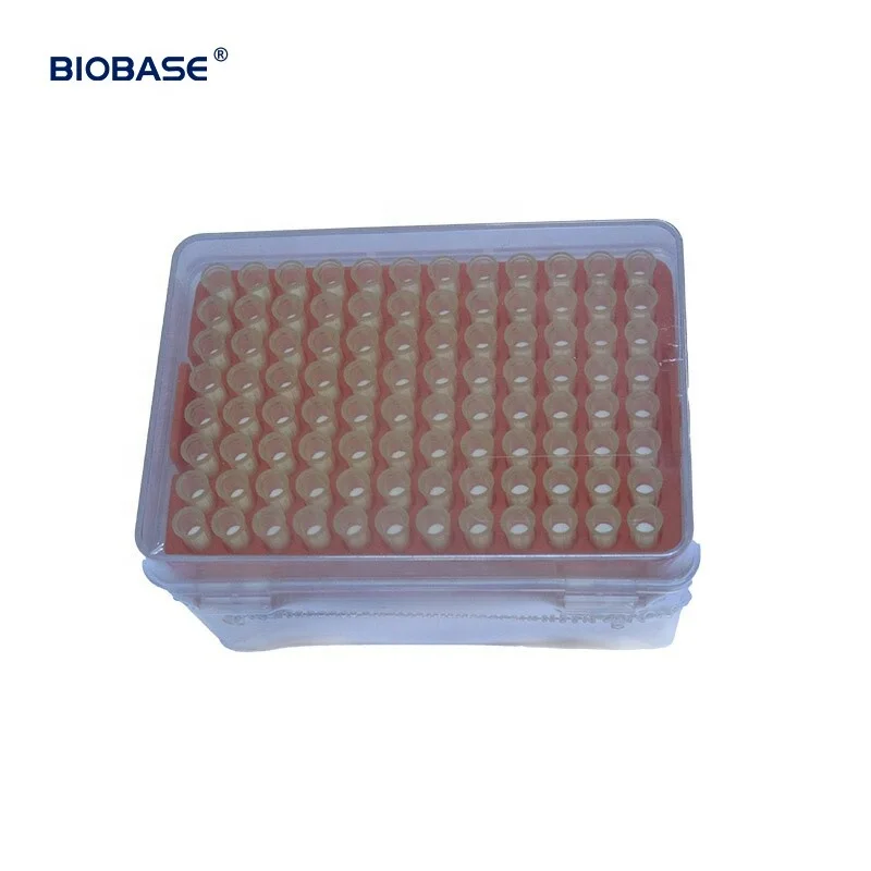 BIOBASE China Pipette Filter Tip 200ul Sterile 1000ul Box Blue Plastic Micropipette Disposable Pipette Tips With Filter