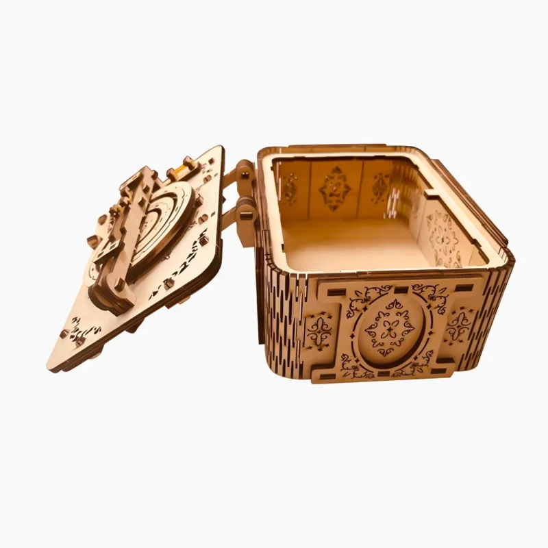 Mysterious Puzzle Box 3D Puzzle Toy Wooden Box Is Suitable for Puzzle Toy Home Decoration 170mm*140,m*84mm