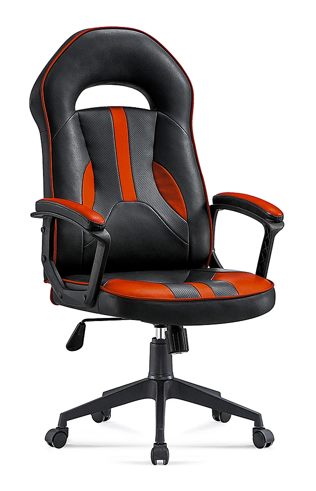Blue Leather Convertible Chaise Gaming Chair Free Delivery Spare Parts Ergonomic Sponge aperçu 3