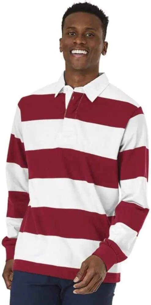 Men's Classic Rugby Shirt Charles River Apparel Custom Quick Dry