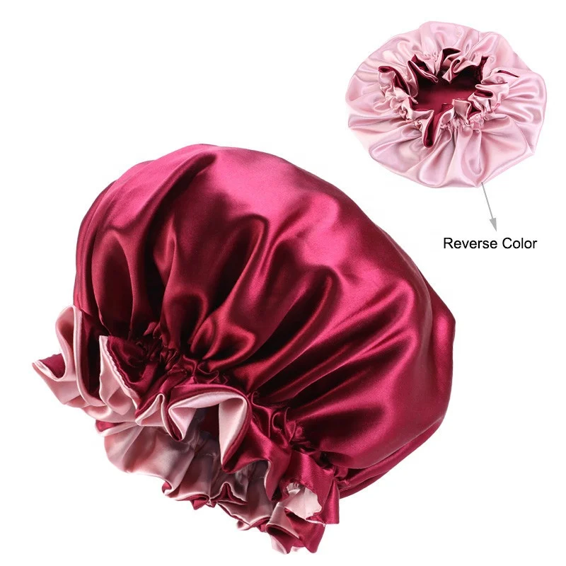 Seidensatin-Haarhaube Extra Groß – 43,2 Cm, Mit Breitem Gummiband Für Lockiges Haar & Zöpfe