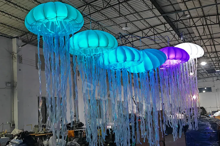 Inflatable LED Jellyfish Lamp - Beautiful Decoration Balloon