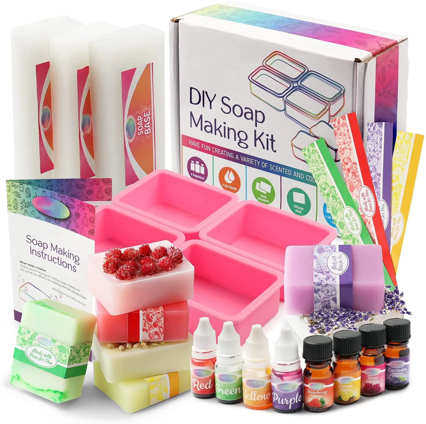 diy soap making kit with all