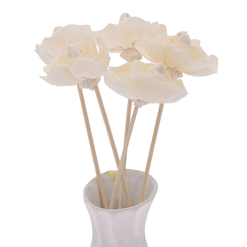 Домашний ароматизированный ротанговый палочка Estick частной марки сушеные цветы тростник диффузор деревянный цветок Солы для освежения воздуха
