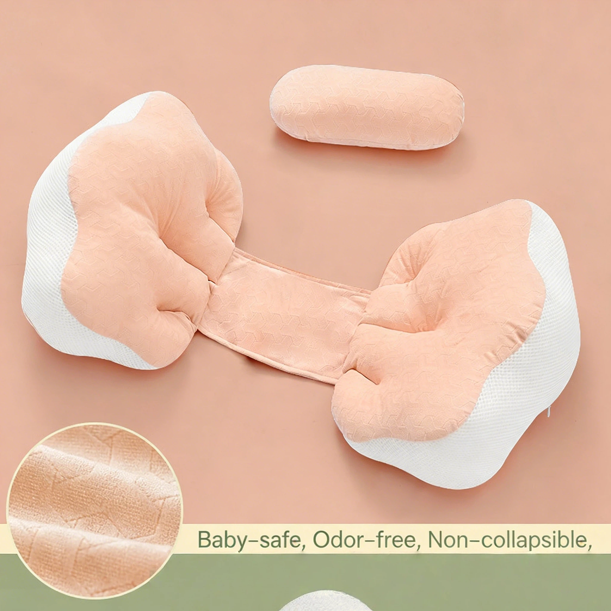 Pregnancy Back Support Waist Cushion Bolster Pillow With Lumbar Support U-shaped Design Lightweight Polyester Filling_voghion.com