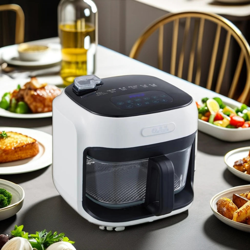 Geming 2025 Modern Digital Control Oil Free Air Fryer 7L Touch Screen Home Appliance wit aperçu 4