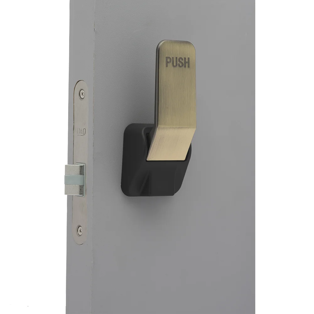 Combination of Silent and Durable Two Way Mortise Gold Push Pull Handle Indoor Room Door Lock
