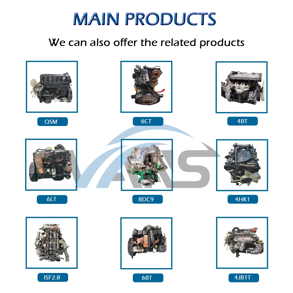 Fuel Efficient Used Japanese Truck Engine in Stock J08CT 8L 6 Cylinders Diesel Engine Assembly for HINO