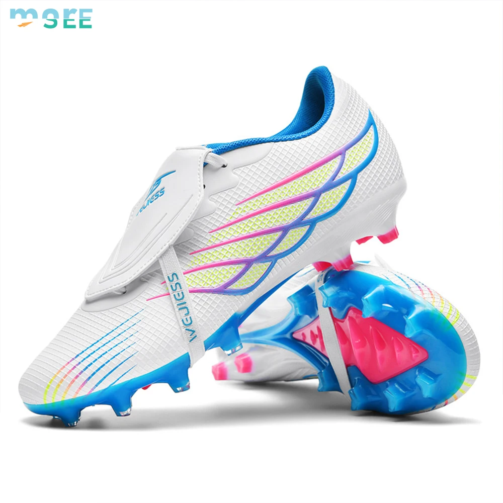 SeeMore Professional Outdoor Soccer Sport Football Shoes  Ag Breathable Long-Stud Artifi aperçu 3
