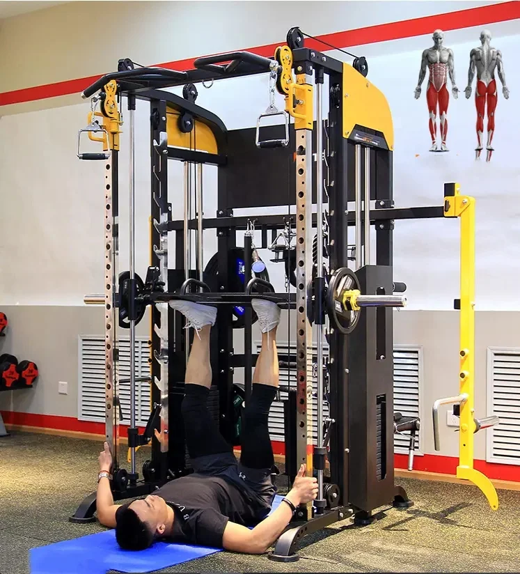
 Многофункциональный Функциональный Тренажер Smith Machine, стойка для приседаний  