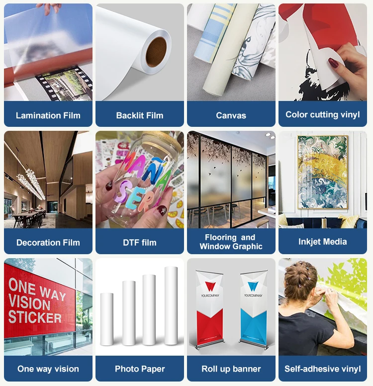 Premium Adhesive Holographic Window Film for Stickers and Security Labels details