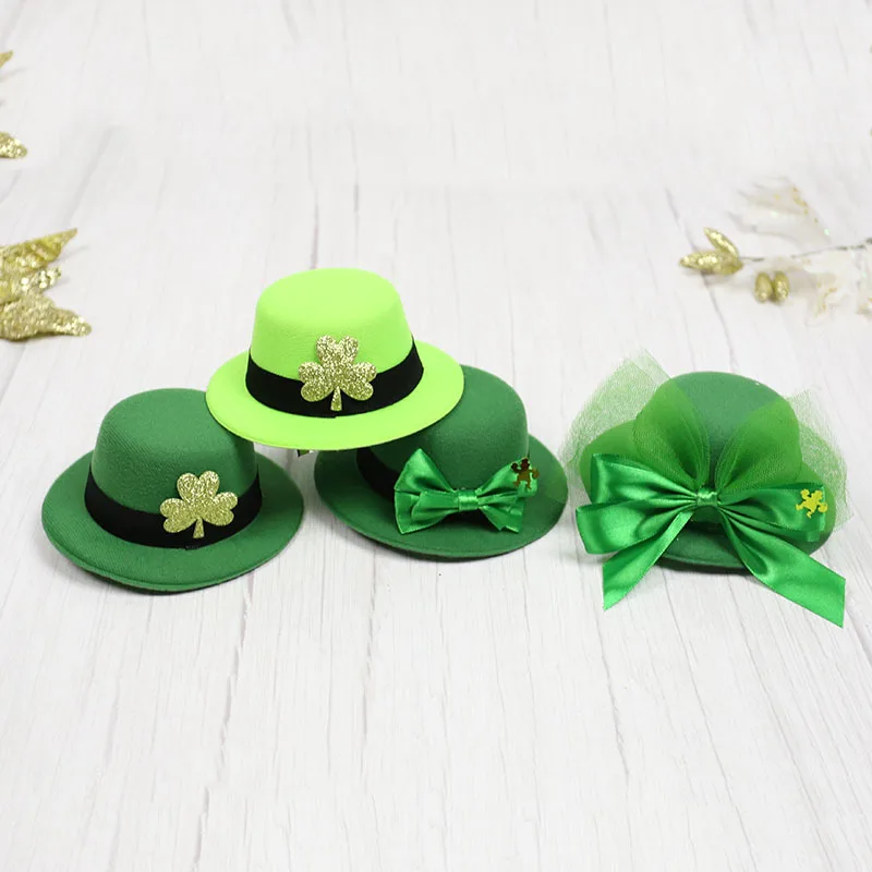 St. Patricks,Jepit Rambut,Dekorasi Topi 