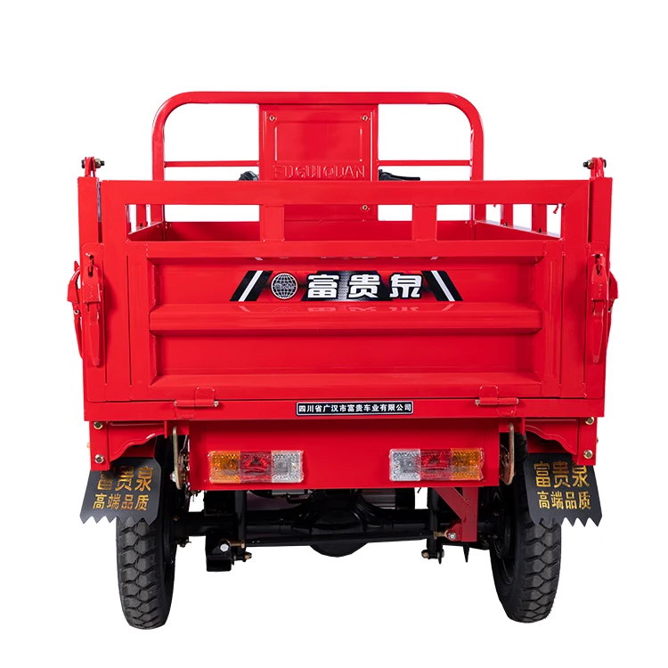 FGQ Heavy Duty Adult Truck 5 Wheels Cargo Electric Agricultural Tricycle