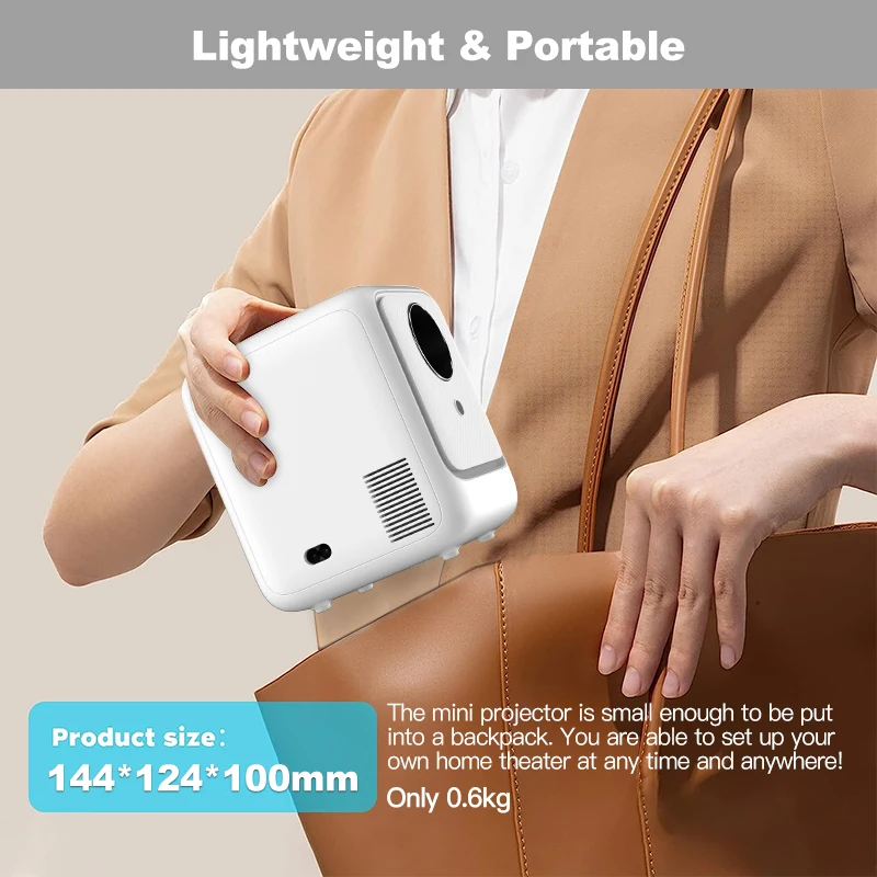 Rigal B1 Smart Data Show Portable Projector Android Mini bluetooth Tv Led Mobile Phone Portable  Projector for Phone