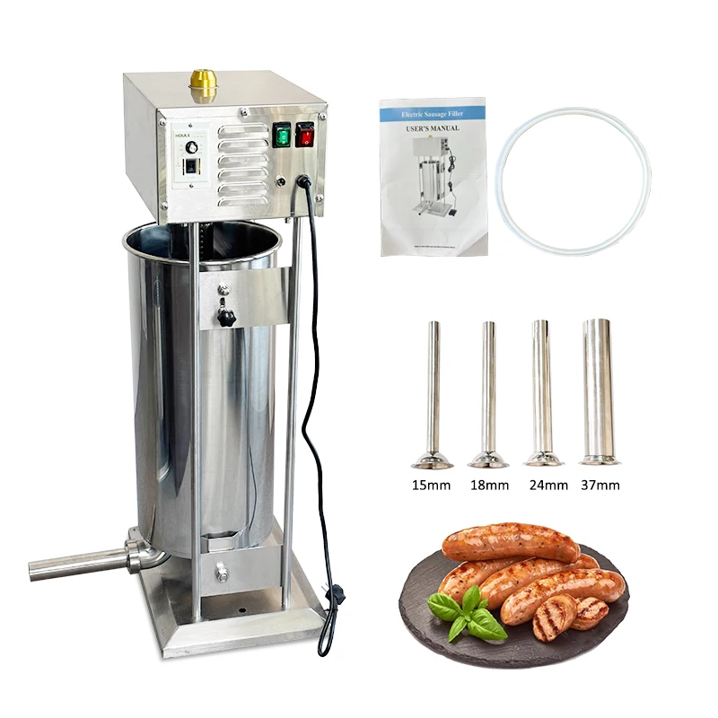 product jinkun electric sausage stuffing machine 30l capacity stainless steel vacuum sausage filling machine factory outlet-13
