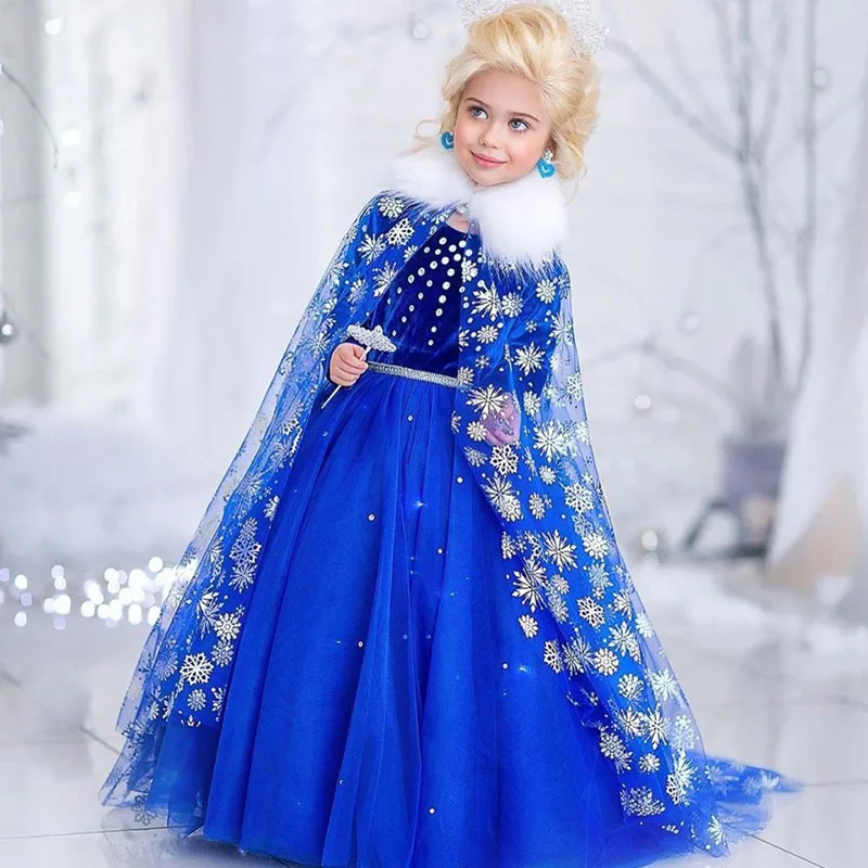 elsa themed prom dress Amazon.com: Esvaiy Girls Princess Elsa Dress Costume
