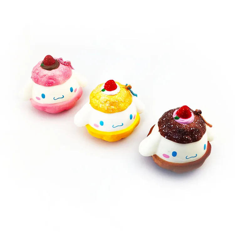 批发pu泡沫nic日本三丽奥慢升软卡哇伊软软包装肉桂玩具套装 Buy 柔软的玉桂玩具 三丽鸥squishy Squishy缓慢上升的软