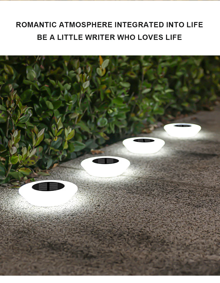 Cheap 14 LED Disc Ground Garden Solar Powered Path Garden Waterproof Lamp Outdoor Ground Light underground light for Landscape manufacture