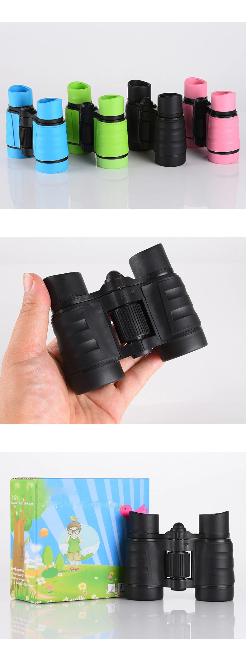 Custom 4x30 Binoculars Kids Toy for Children details