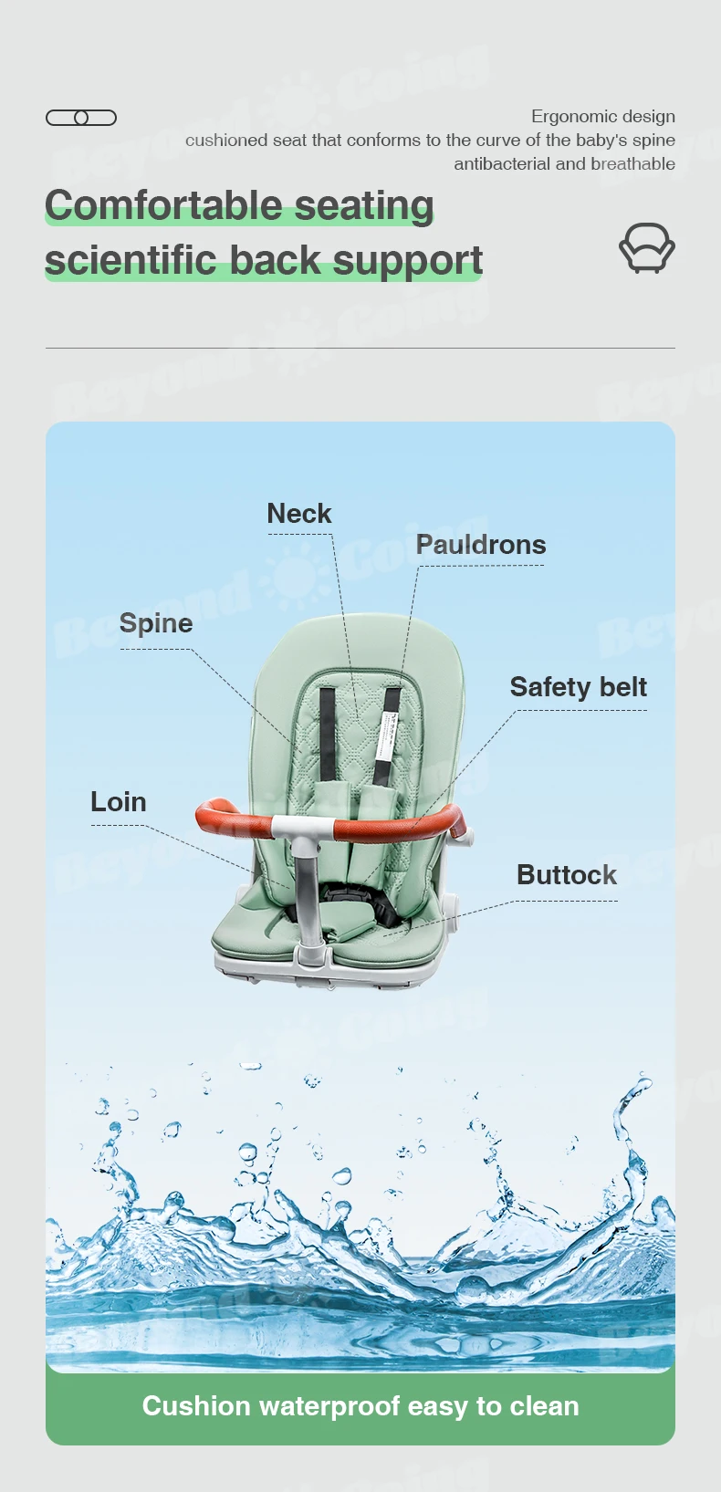 customizable Baby Prams Children Push Chair Folding Baby Stroller Trolley Hot Mama cheap Baby Stroller Pushchairs