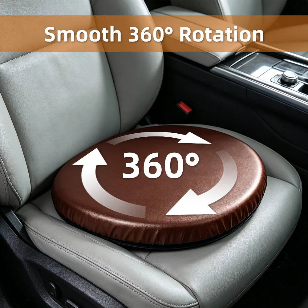 Wholesale Swivel Seat Cushion 360 Degree Rotating PU Faux Leather Remo - product detail 2