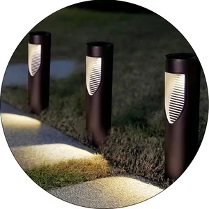 Vertak Pathway Solar Light Pole Outdoor Waterproof IP64 Landscaping Solar Lights with 800mah Battery