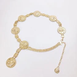 Gold Chain Belt Female Waist Y2K Punk Designer Belts for  display picture 2
