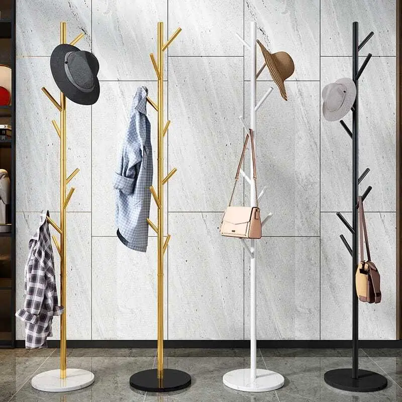 Luxury Hanger Floor Metal Coat Rack Houseware Standing Clothes And Hat ...
