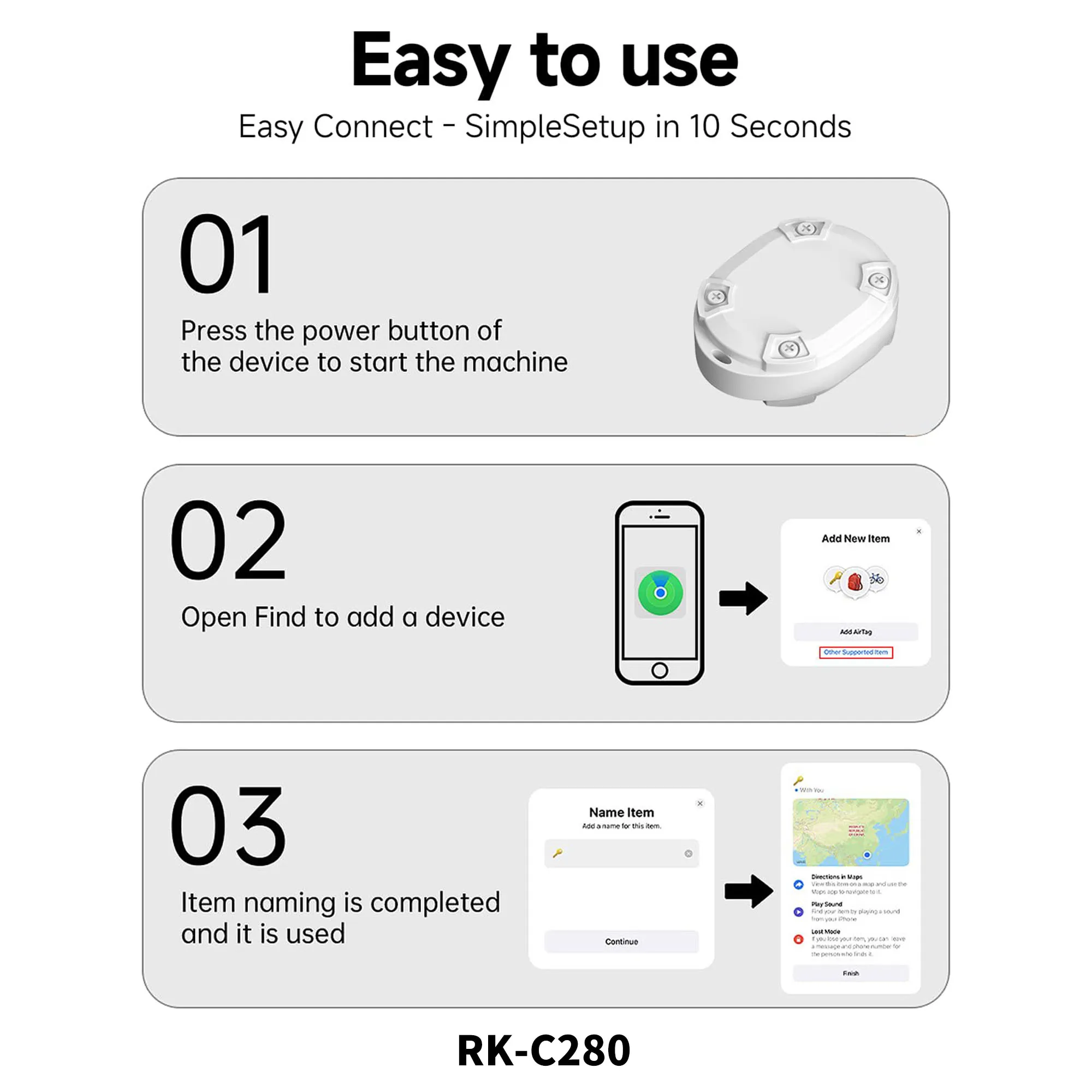 Cercatore Di Chiavi Per IOS - Tracker Bluetooth Per Oggetti, Borse, Bagagli E Animali Domestici - Foto 12