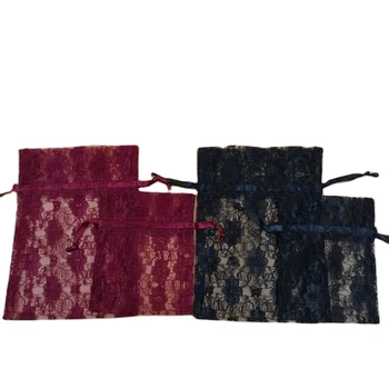 wholesale  lace present bags drawstring bag